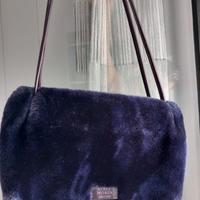 Borsa viola morbida, Enrico Coveri