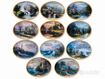 11 Piatti Thomas Kinkade Bradford  Originali