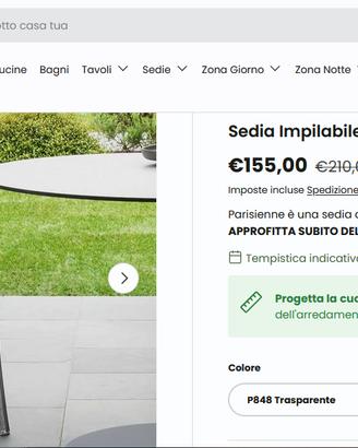 4 Sedie trasparenti Calligaris Parisienne