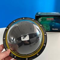 TELESIN Dome Port 6" per GoPro Hero 5/6/7