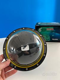 TELESIN Dome Port 6" per GoPro Hero 5/6/7