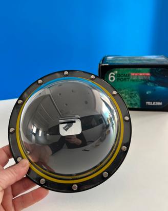 TELESIN Dome Port 6" per GoPro Hero 5/6/7