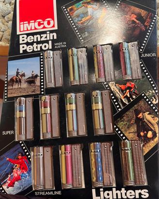 Collezione accendini vintage IMCO Benzin Petrol