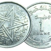 MONETA 1 FRANC 1951 MAROCCO CODR33