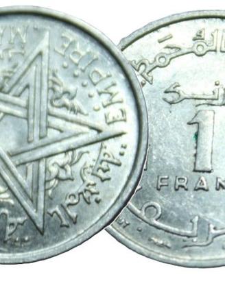 MONETA 1 FRANC 1951 MAROCCO CODR33