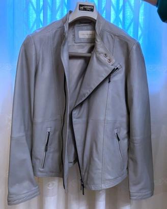 Giacca ecopelle biker- Calvin Klein - XL - nuova g