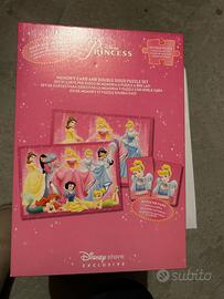 memory card + puzzle + adesivi disney princess