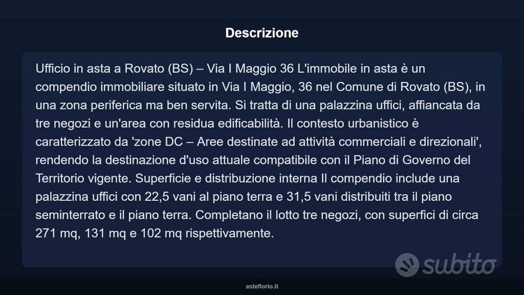 Immobile in asta di 1000 m² con più di 5 locali a - Vista 4
