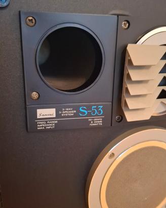 SANSUI 53 casse vintage 