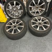 Cerchi con gomme invernali per 500 Fiat/Abarth