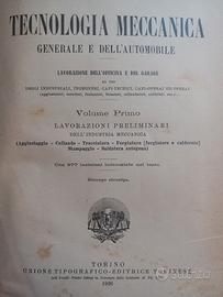 Tecnologia meccanica generale e dell'automobile