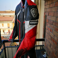 Tuta moto pelle