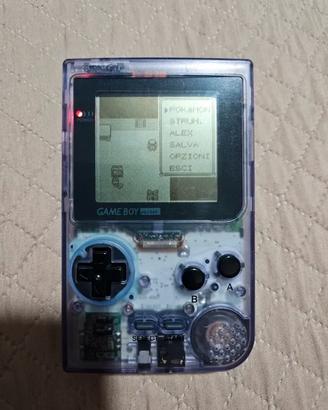 Nintendo Game Boy Pocket Atomic Purple–Restaurato