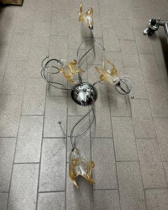 Lampade applique soffitto vetro di murano