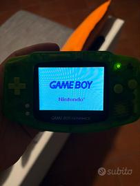 Gameboy Advance Case Mod + Ips Retro + card Game