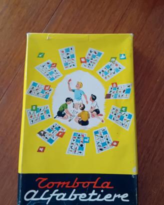 Tombola alfabetiere Abbecedario vintage 