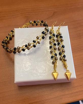 Set bracciale e orecchini