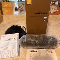 Nikon AF-S NIKKOR 70-200mm f / 4G ED VR nero