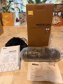Nikon AF-S NIKKOR 70-200mm f / 4G ED VR nero
