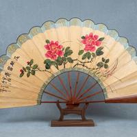 Grande Ventaglio Cinese Decorativo da Parete