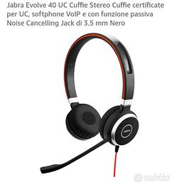 cuffie stereo professionali Jabra Evolve UC40 