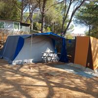 Tenda casetta blu