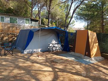 Tenda casetta blu