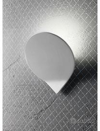 Zenith applique LED metallo design goccia bianco