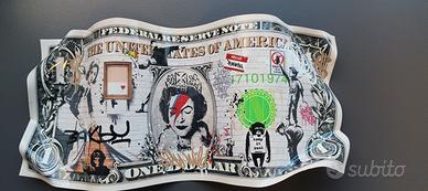 pop art dollaro Banksy 