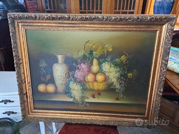 natura morta olio su tela