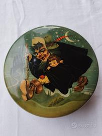 Motta scatola di latta pubblicitario