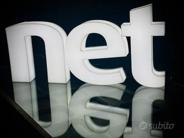 LAMPADA LED,  SCRITTA LUMINOSA