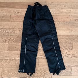 Pantaloni moto (uomo) antipioggia con imbottitura