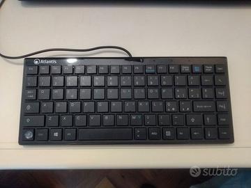Tastiera Atlantis Slim Compatta usb per pc