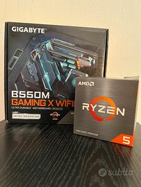 Combo scheda madre B550M e Ryzen 5 3500x cpu