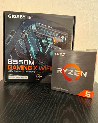 Combo scheda madre B550M e Ryzen 5 3500x cpu