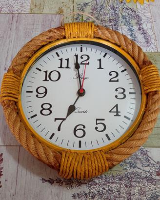 orologio da parete in corda intrecciata Brigo quar