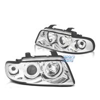 FARI PER AUDI A4 B5 94-99 ANGEL EYES CCFL FONDO CR