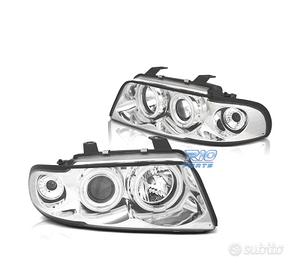 FARI PER AUDI A4 B5 94-99 ANGEL EYES CCFL FONDO CR