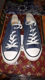 scarpe converse blu 