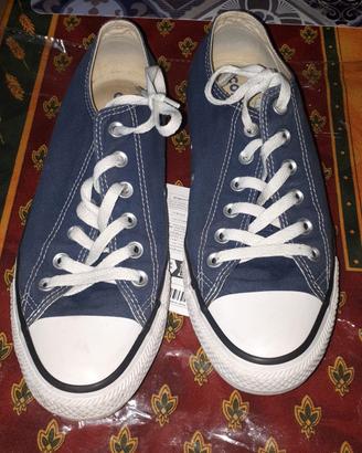 scarpe converse blu 