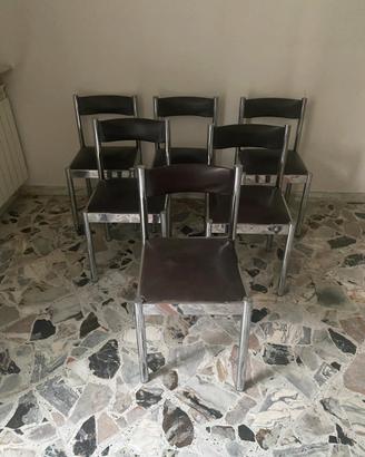 Set sedie anni ‘70 vintage