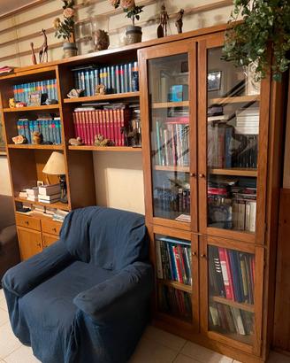 Libreria legno massello