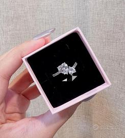 Pandora 191198C01 Anello Unione di Cuori Mis. 54