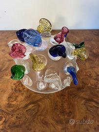 Centrotavola vetro Nason Moretti