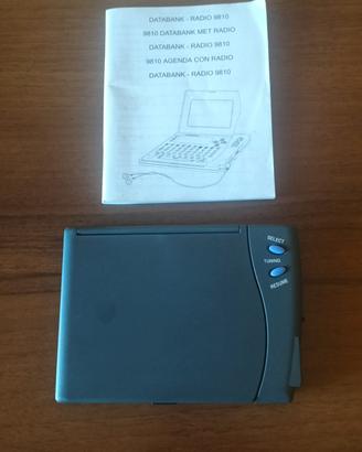 Radio Databank 9810, agenda elettronica con radio.