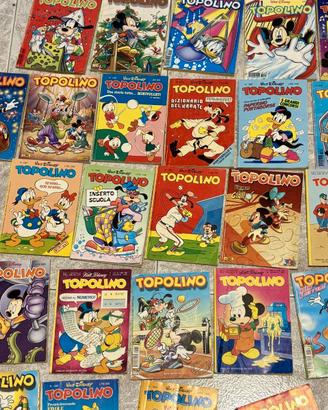 Lotto di 128 fumetti Topolino Disney – varie annat