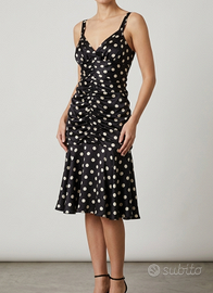 Abito a pois Betsey Johnson 100% seta taglia 10 US