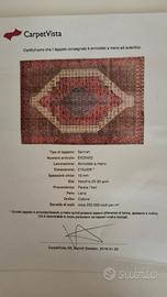 Tappeto persiano Senneh 210×309 cm – certificato