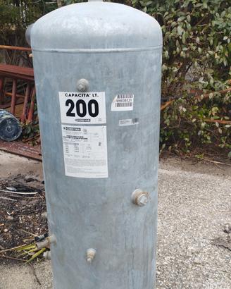 Bidone zincato 200l